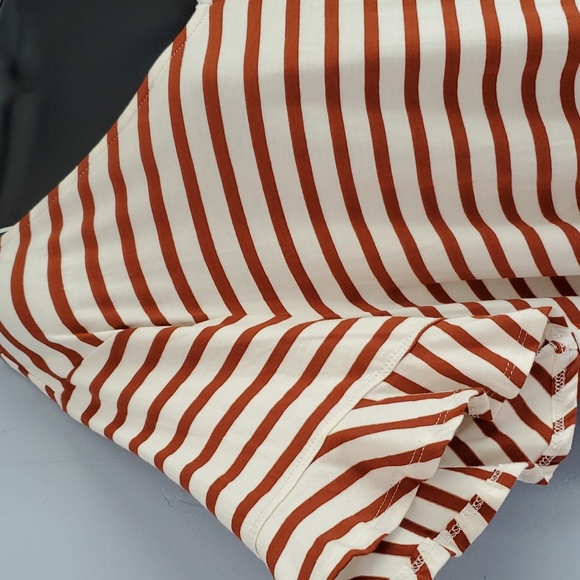 Set of 2 Green Envelope Rayon Striped Tops - Picture 5 of 14